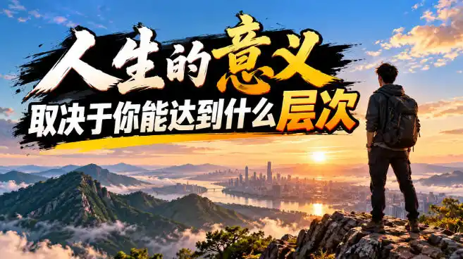 某公众号付费文章:人生的意义,取决于你能达到什么层次 某公众号付费文章:人生的意义,取决于你能达到什么层次