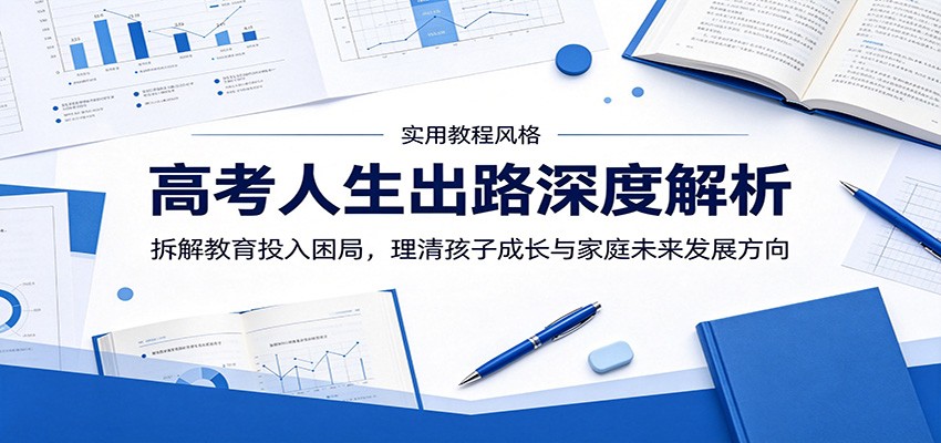 高考人生出路深度解析:拆解教育投入困局,理清孩子成长与家庭未来发展方向-百盟网
