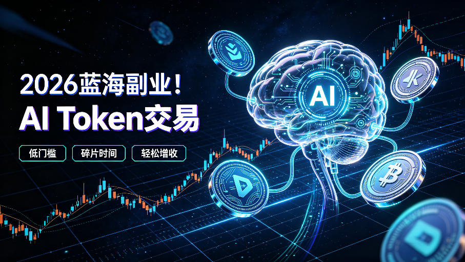 2026全新风口副业｜AI智能Token交易，空闲时间轻松 賺 收益，无需全天盯盘【揭秘】-百盟网