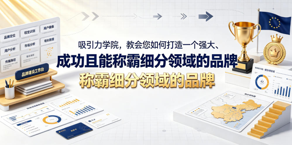 吸引力学院,教会您如何打造一个强大、成功且能称霸细分领域的品牌!【原创双语字幕】-百盟网