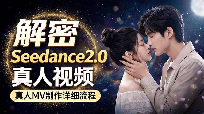 Seedance 2.0电影级真人 MV全流程拆解：提示词、运镜、粒子特效，手把手实操-百盟网