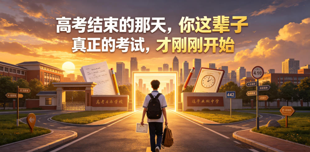 付费文章:高考结束的那天,你这辈子真正的考试,才刚刚开始-百盟网
