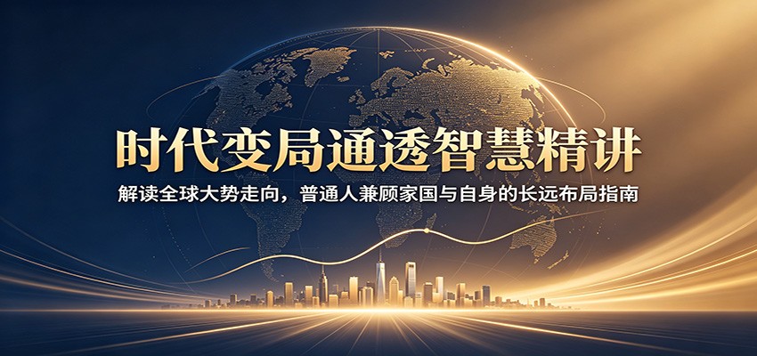 时代变局通透智慧精讲:解读全球大势走向,普通人兼顾家国与自身的长远布局指南-百盟网