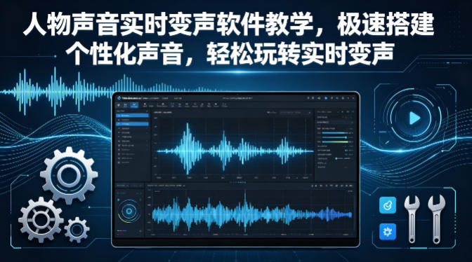 人物声音实时变声软件教学，极速搭建个性化声音，轻松玩转实时变声-百盟网