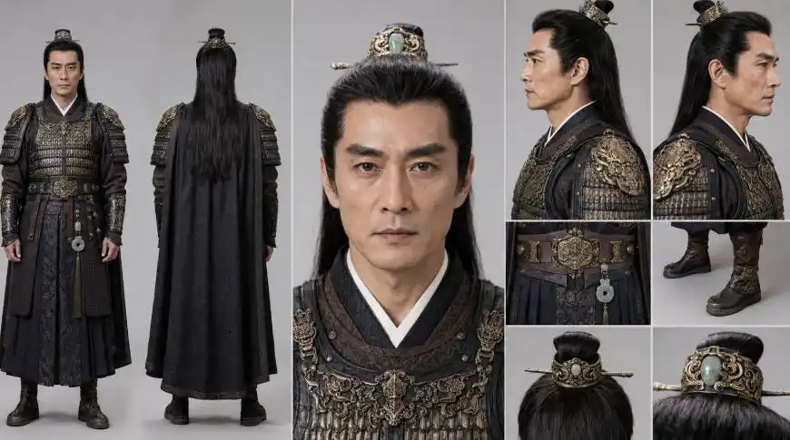 AI漫剧短剧人物资产200个古代言情人物+提示词，再也不用到处去找提示词生成人物了-百盟网