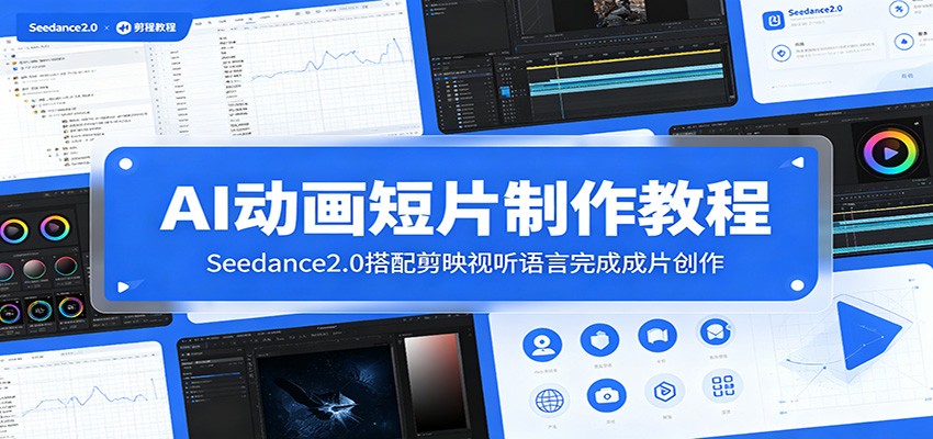 AI动画短片制作教程:Seedance2.0搭配剪映视听语言完成成片创作-百盟网