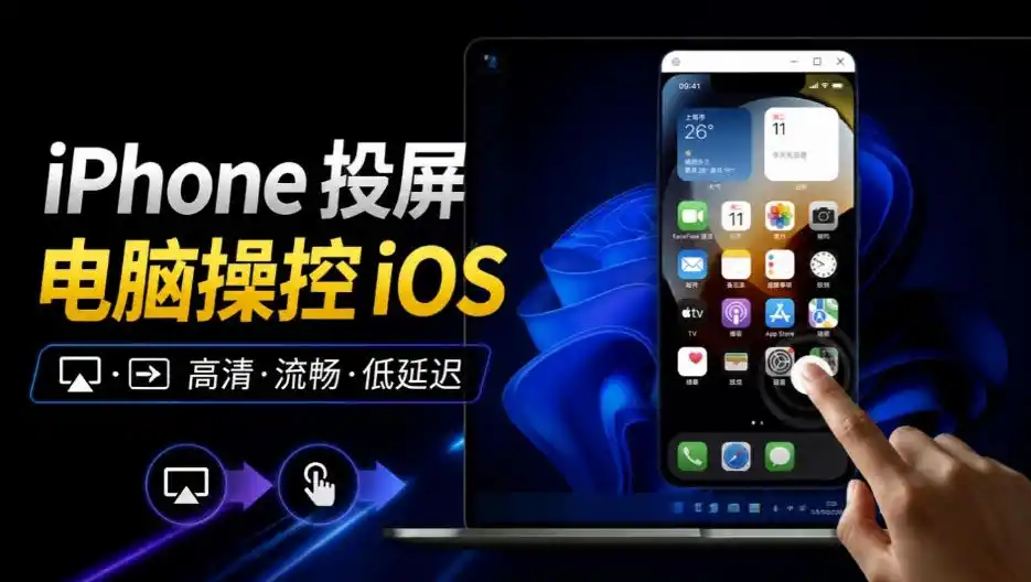 iPhone投屏到Windows电脑，还支持操控IOS系统，多台设备能同时上屏，有点意思iPhoneMirror