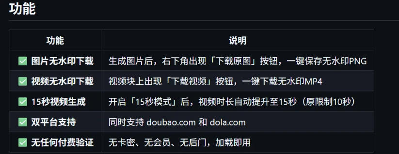 豆包生成15秒视频——浏览器插件,开源免费,纯净无验证,无需任何激活码-百盟网
