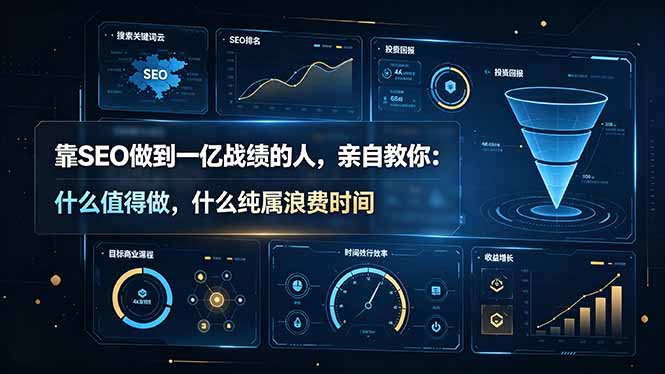 靠SEO做到一亿战绩的人,亲自教你:什么值得做,什么纯属浪费时间【原创双语字幕】-百盟网