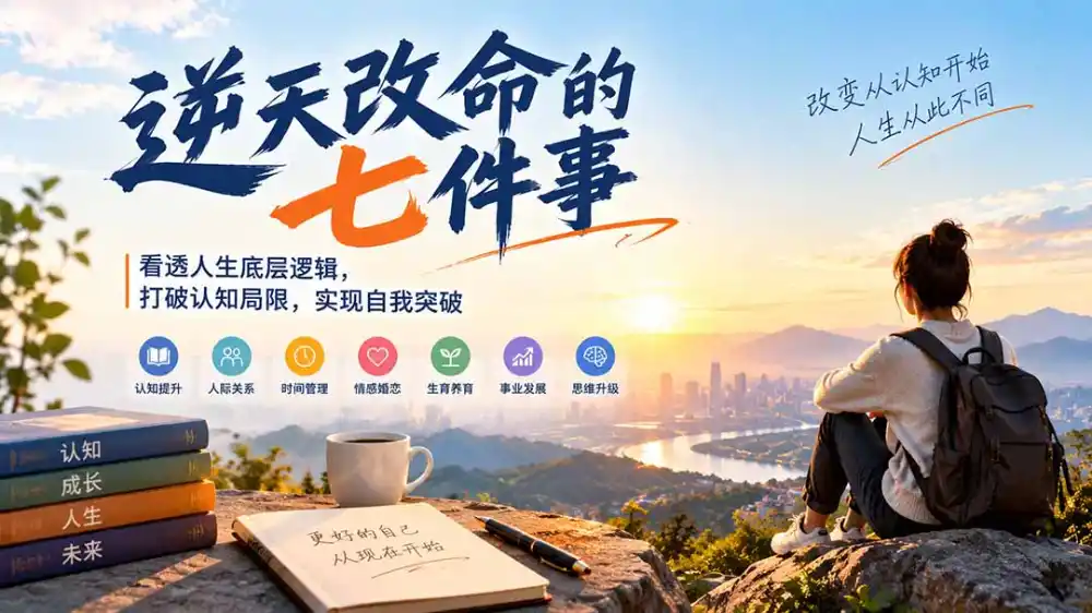 付费文章:逆天改命的七件事,看透人生底层逻辑,打破认知局限,实现自我突破-百盟网