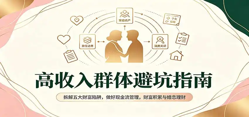 高收入群体避坑指南：拆解五大财富陷阱，做好现金流管理，财富积累与婚恋理财-百盟网