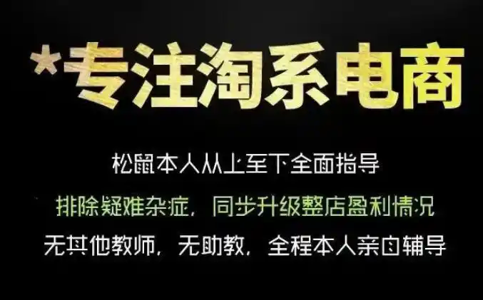 松鼠会电商VIP课程，从基础布局到高阶优化，助你掌握淘宝运营逻辑，提升店铺流量与转化(更新0809)-百盟网