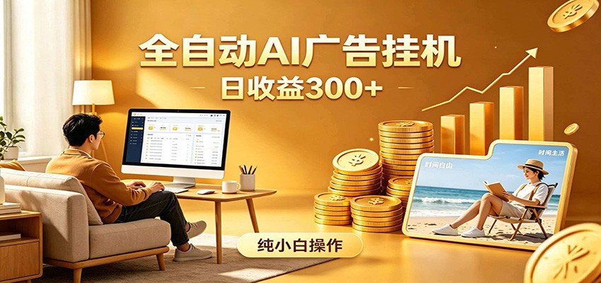 AI风口项目,全程解放双手,后台自动运行赚取收益,每天稳定收益300+-百盟网