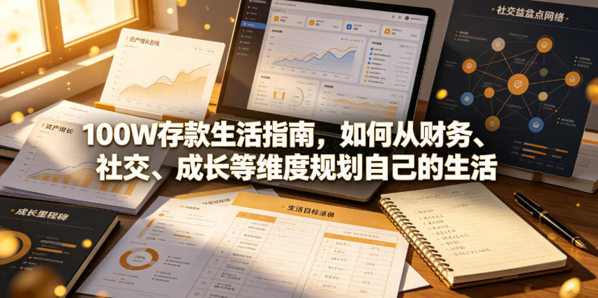 付费文章:100W存款生活指南,如何从财务、社交、成长等维度规划自己的生活-百盟网