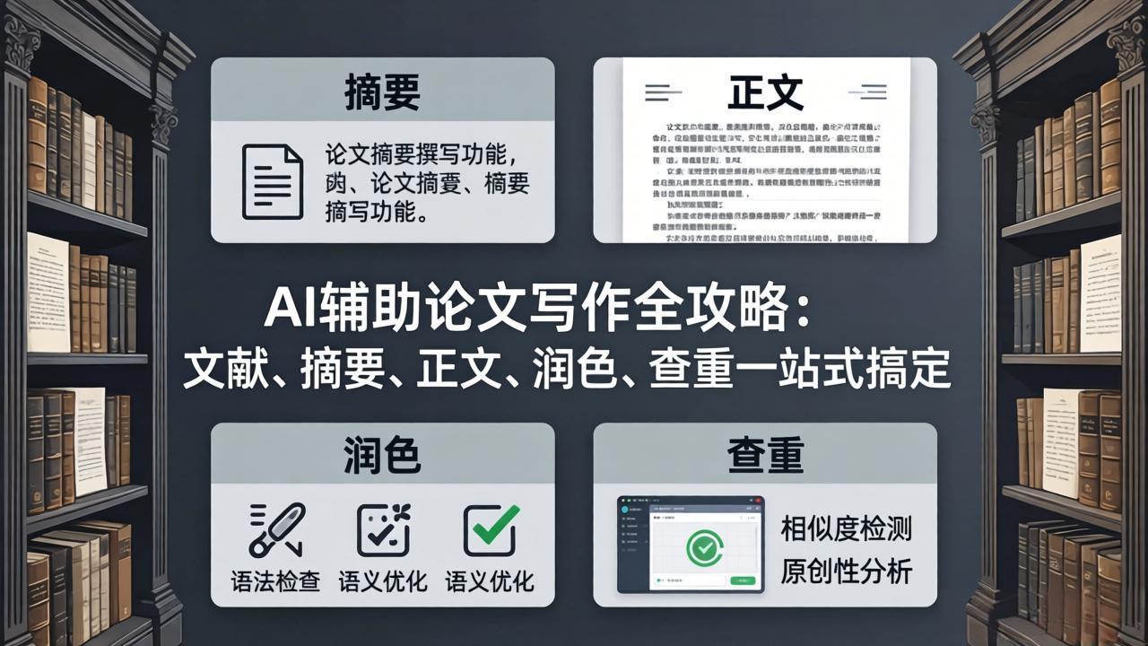 AI辅助论文写作全攻略:文献、摘要、正文、润色、查重一站式搞定-百盟网