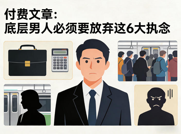 付费文章：底层男人必须要放弃这6大执念-百盟网
