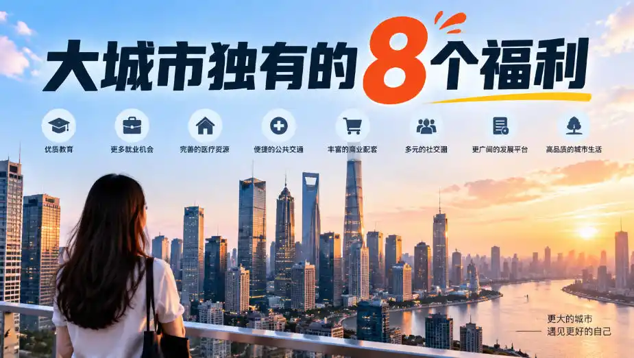 某公众号付费文章：大城市独有的8个福利-百盟网