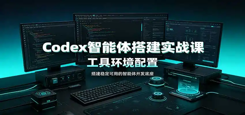 Codex智能体搭建实战课:工具环境配置,自定义技能开发,多业务自动化教学-百盟网