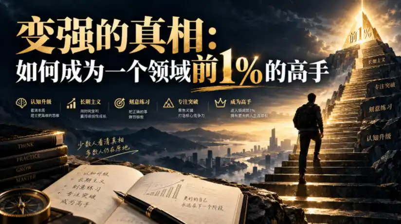 付费文章:变强的真相:如何成为一个领域前1%的高手-百盟网