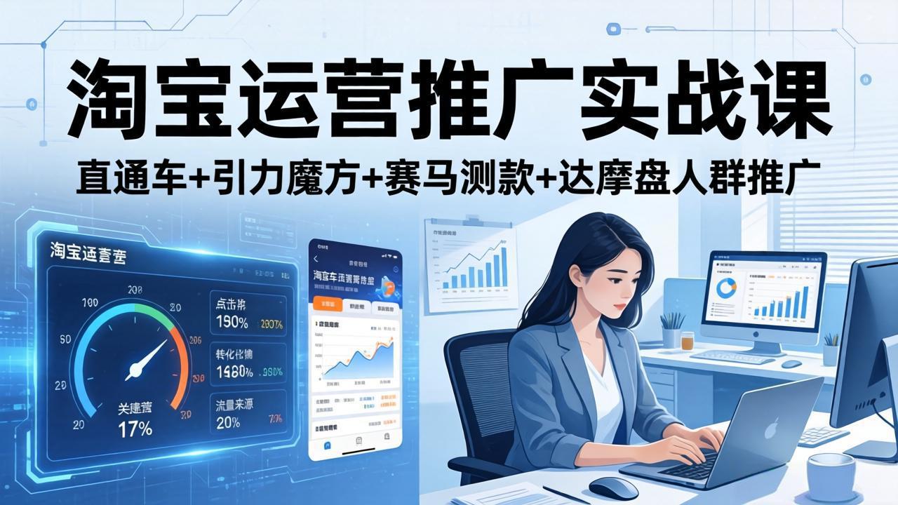 淘宝运营推广实战课(更新26年4月-百盟网