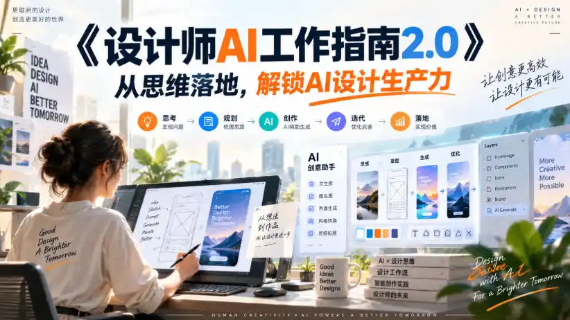《设计师AI工作指南2.0》从思维落地-无水印,解锁AI设计生产力 《设计师AI工作指南2.0》从思维落地-无水印,解锁AI设计生产力