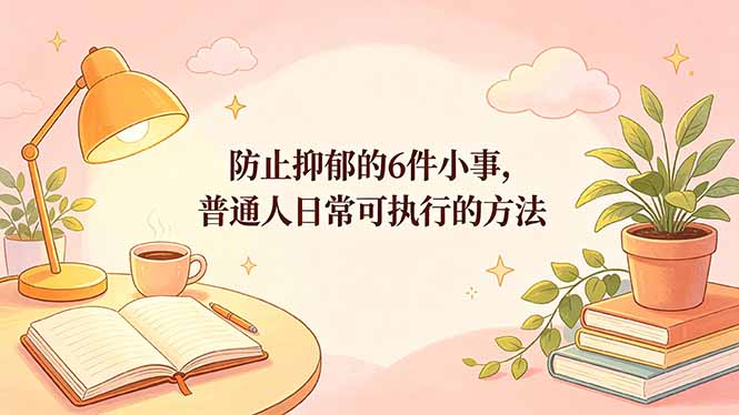付费文章:防止抑郁的6件小事,普通人日常可执行的方法-百盟网