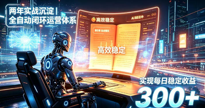两年实战沉淀|全自动闭环运营体系,实现每日稳定收益300+【揭秘】-百盟网