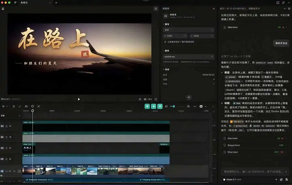 我跪下来了！不会剪辑也能做短视频宣传片？ AI 一键把素材变成完整视频，真是神奇，OpenFilm 超省事