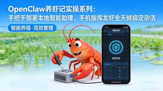 OpenClaw养虾记实操系列：手把手部署本地智能助理，手机指挥龙虾全天候搞定杂活-百盟网