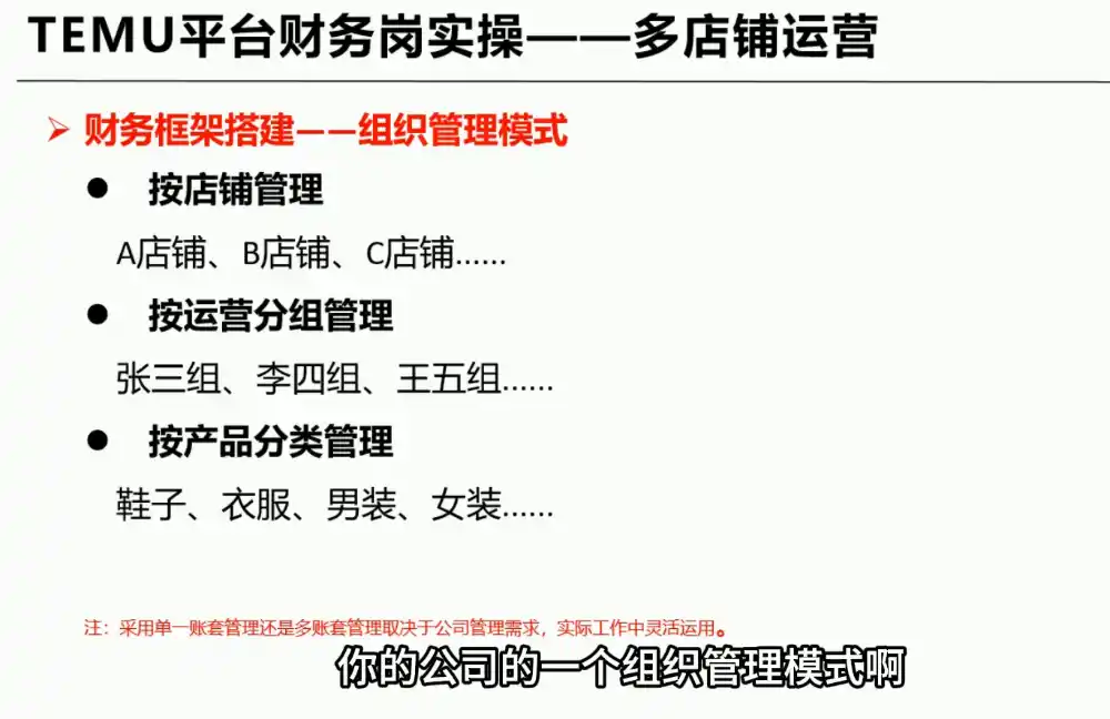 TEMU全盘账务实操课:账单导出、科目设置、利润核算-百盟网