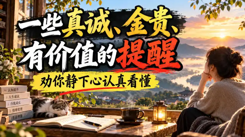 付费文章：一些真诚、金贵、有价值的提醒，劝你静下心认真看懂-百盟网